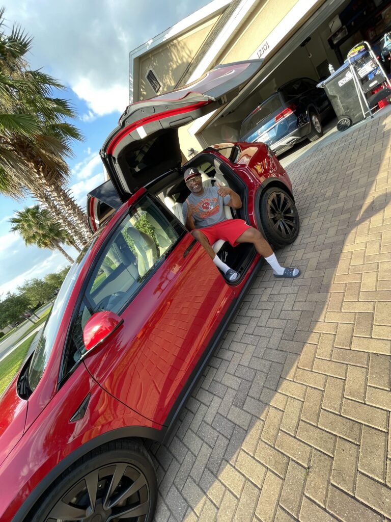 tesla model x paint correction in orlando