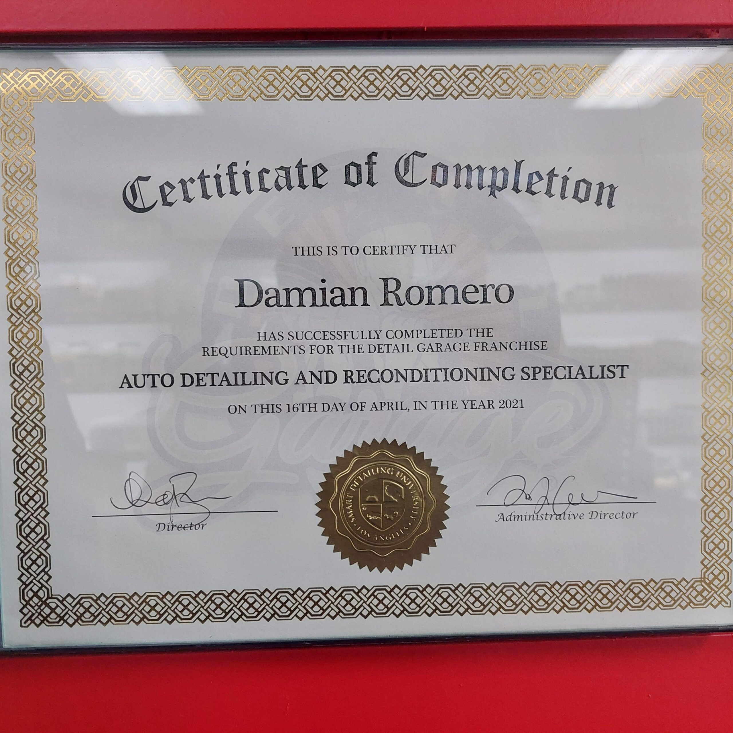 Reviews detailing certification