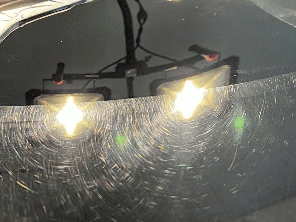 Mercedes-Benz E350 Paint Correction & Ceramic Coating in Oviedo, FL Before and after paint correction