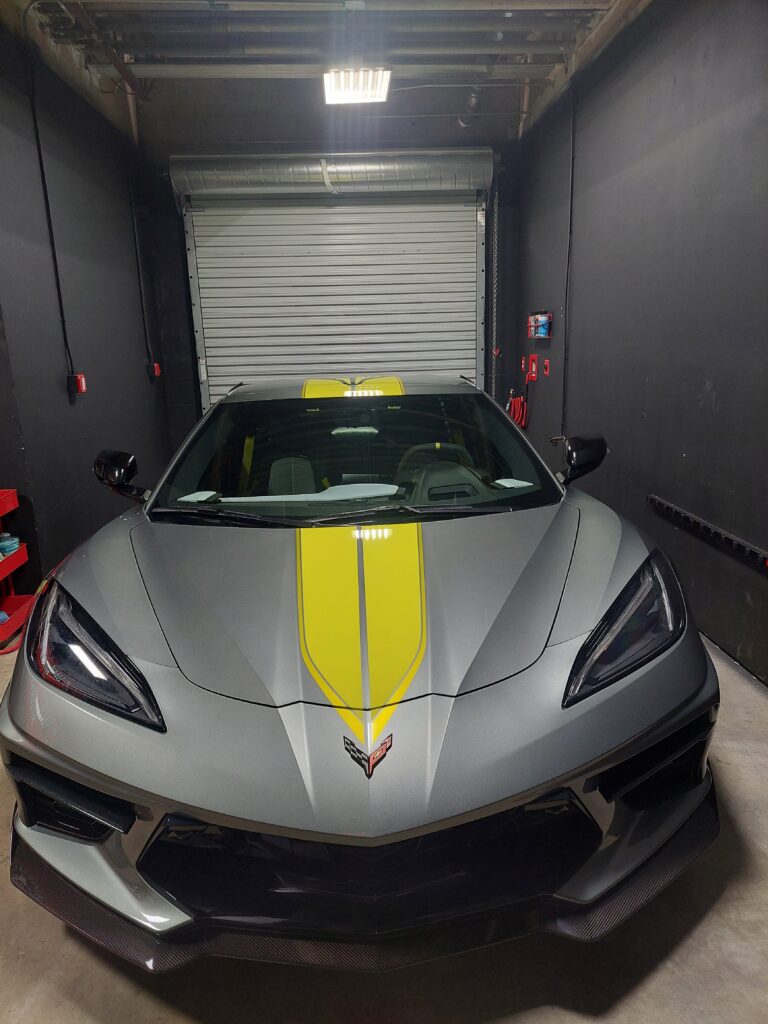 New Corvette C8.R Edition before ceramic coating in Winter Springs FL