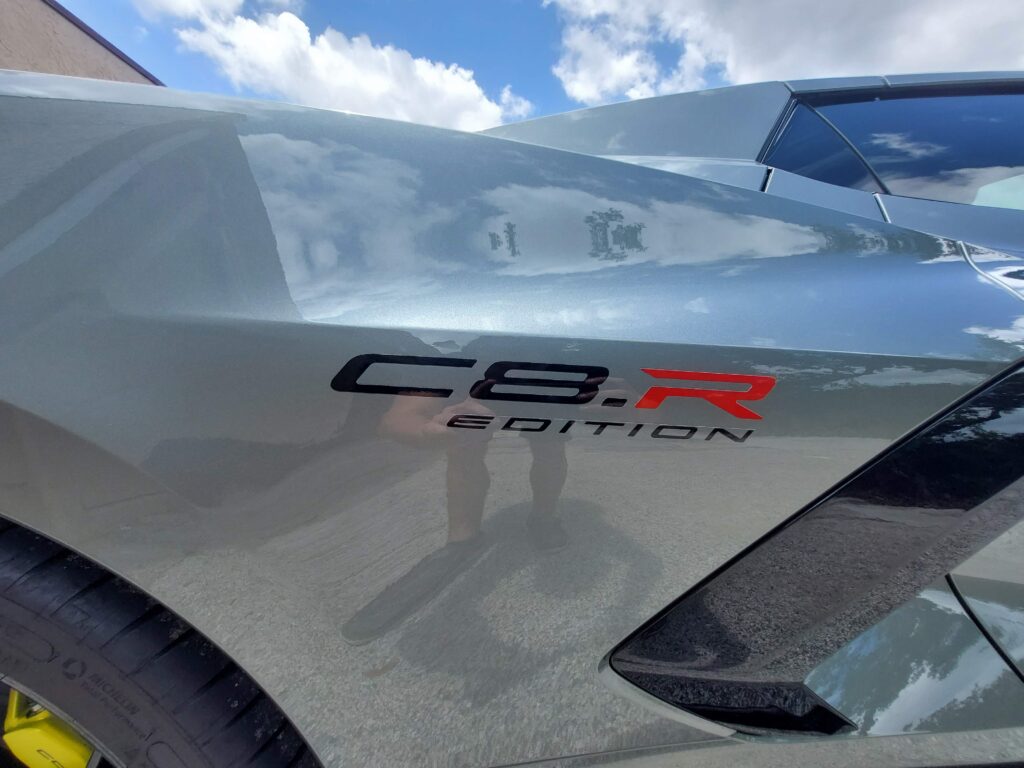 Corvette C8-R edition logo