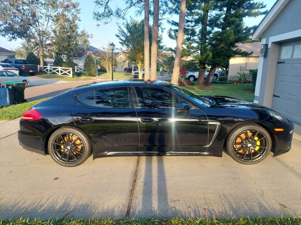 swirl marks removal porsche black paint
