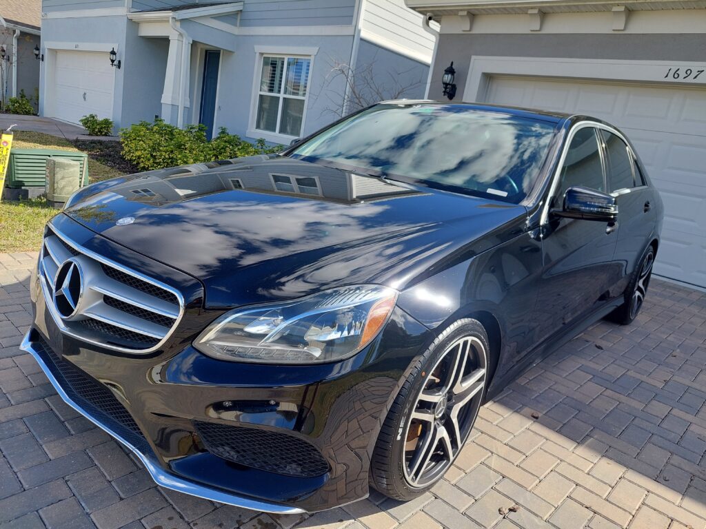 Mercedes-Benz E350 Paint Correction & Ceramic Coating in Oviedo, FL mercedes e350 after ceramic coating in Oviedo, FL