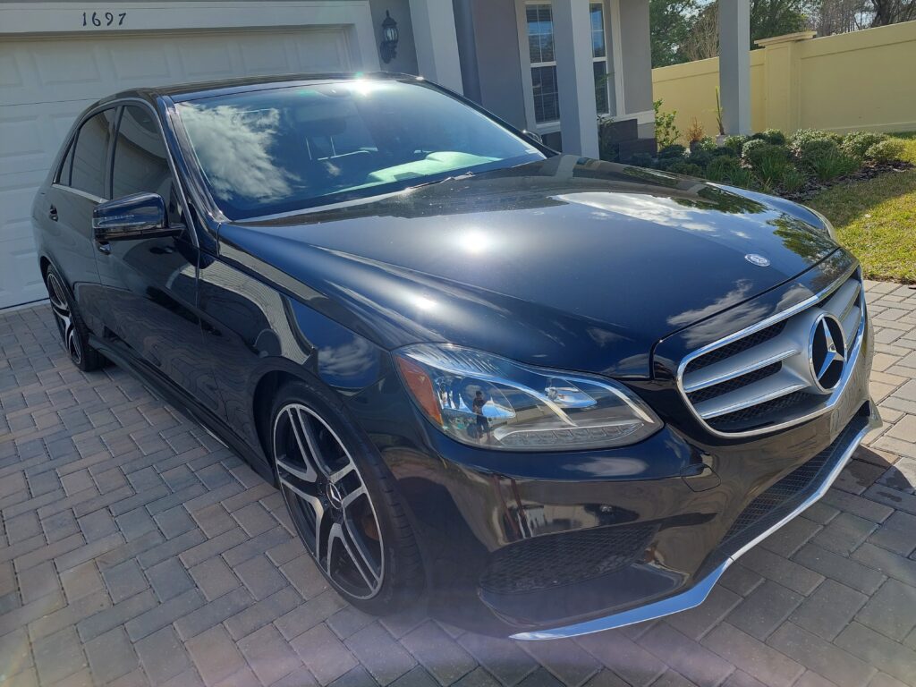 Mercedes-Benz E350 Paint Correction & Ceramic Coating in Oviedo, FL Mercedes e350 after paint correction in Oviedo, FL