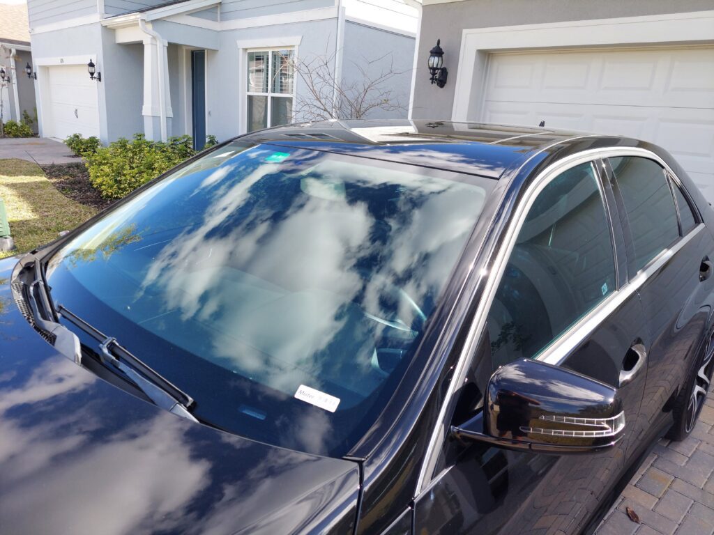 Ceramic Coating Orlando Mercedes after paint correction & ceramic coating