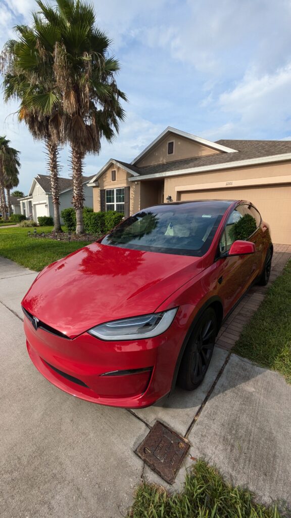 Tesla water spot removal Orlando