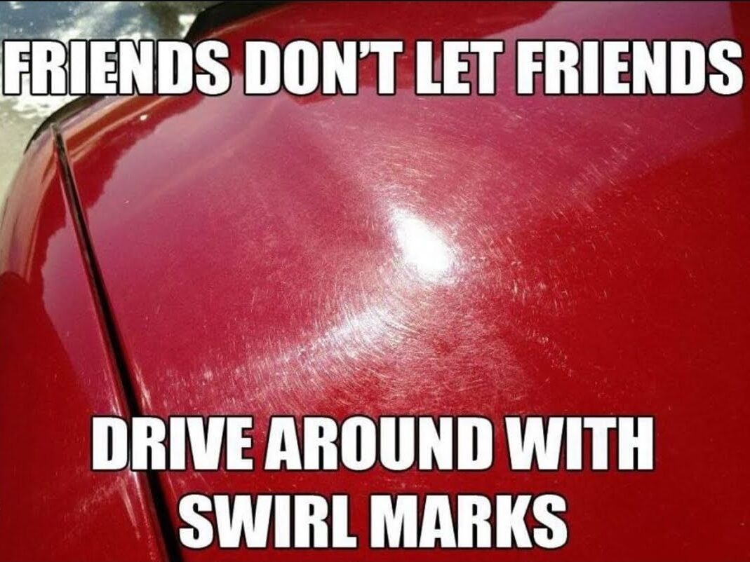 swirl marks in paint 