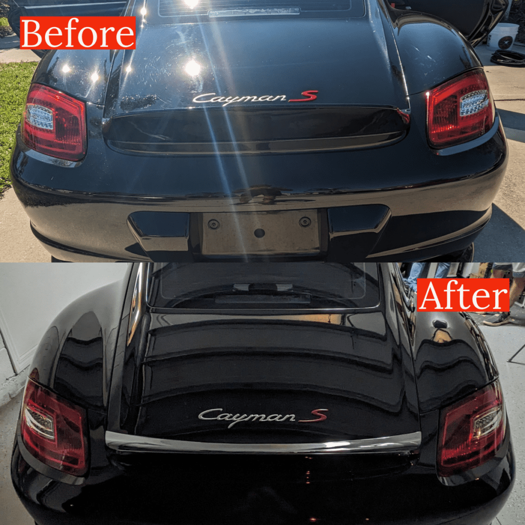 Paint Correction Orlando Porsche paint correction near me